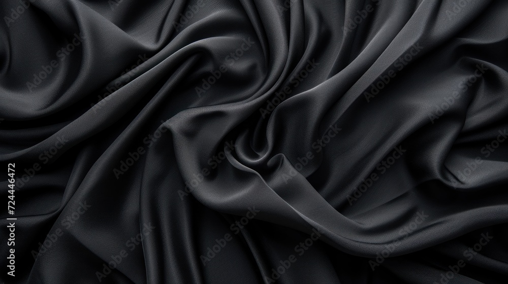 black background with fabric texture    