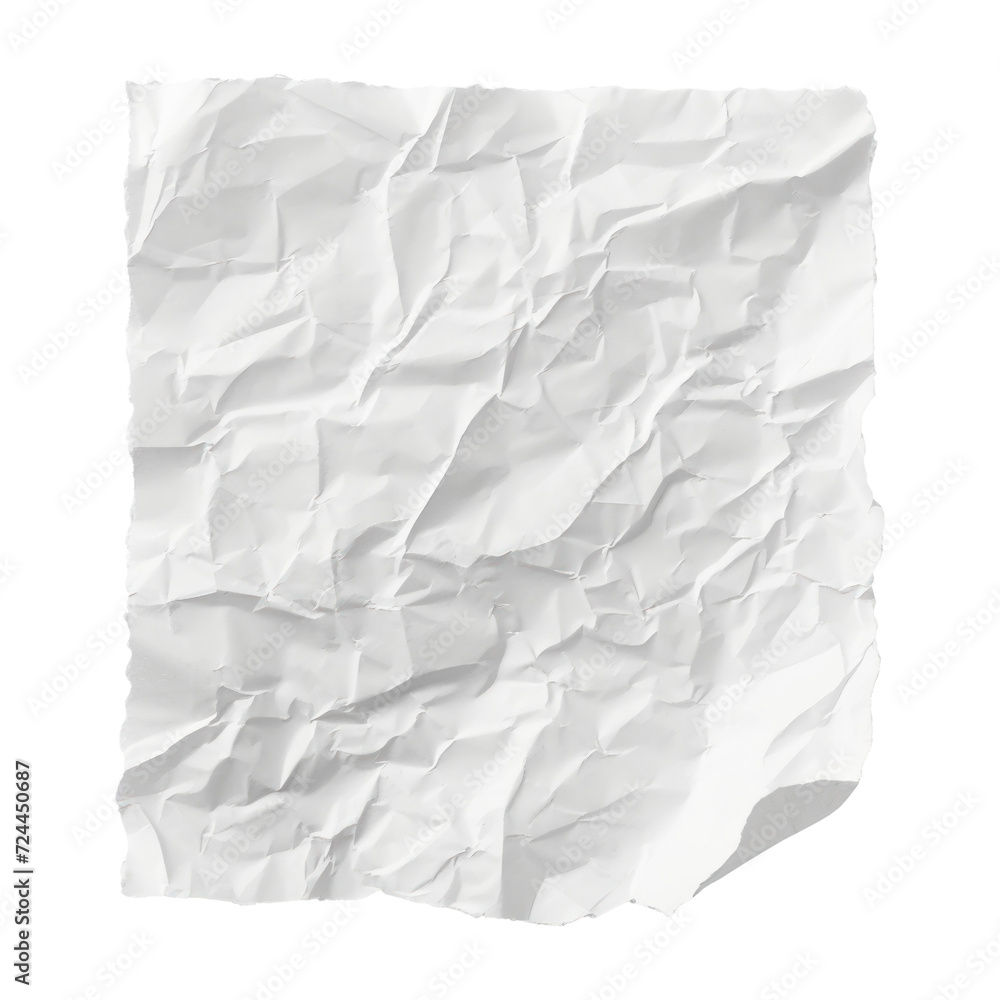 Crumpled paper. Isolated on transparent background. Crumpled paper. Isolated on transparent background.