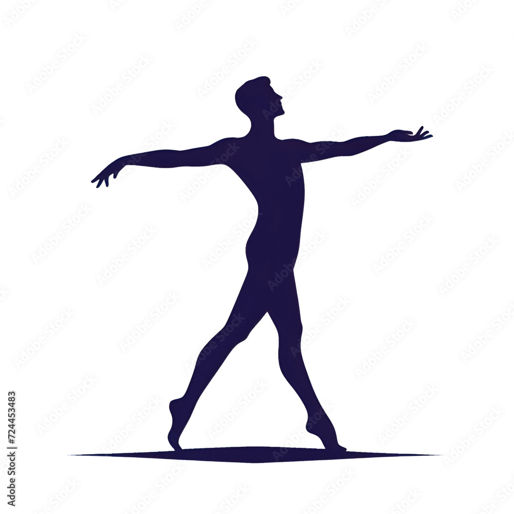 A man silhouette vector illustration png A man silhouette vector illustration png