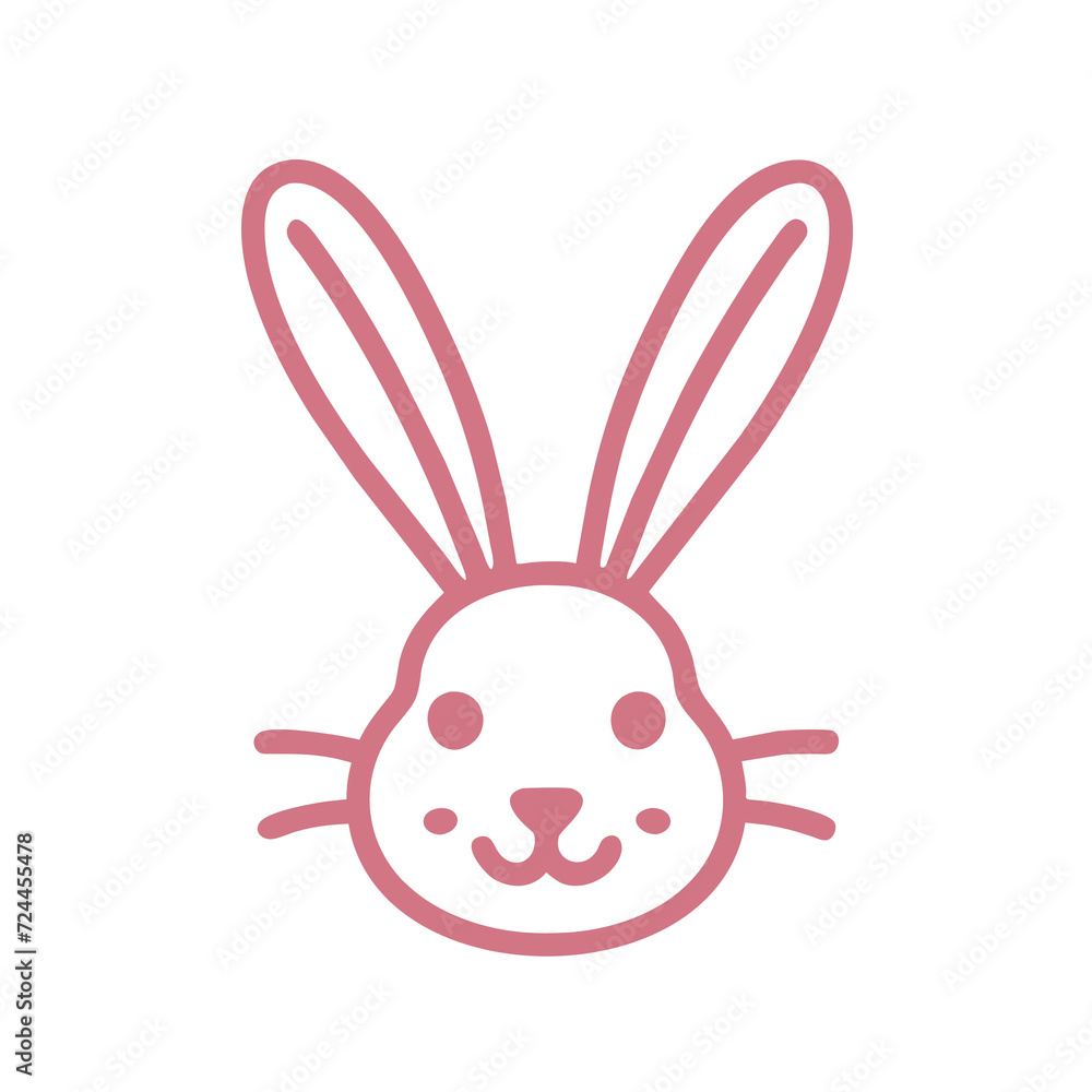 bunny outline bunny outline