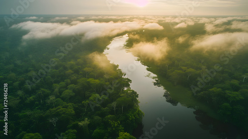 The Amazon, a crucial lung of the Earth, stands as a testament to the importance of preserving our planet's diverse ecosystems. 