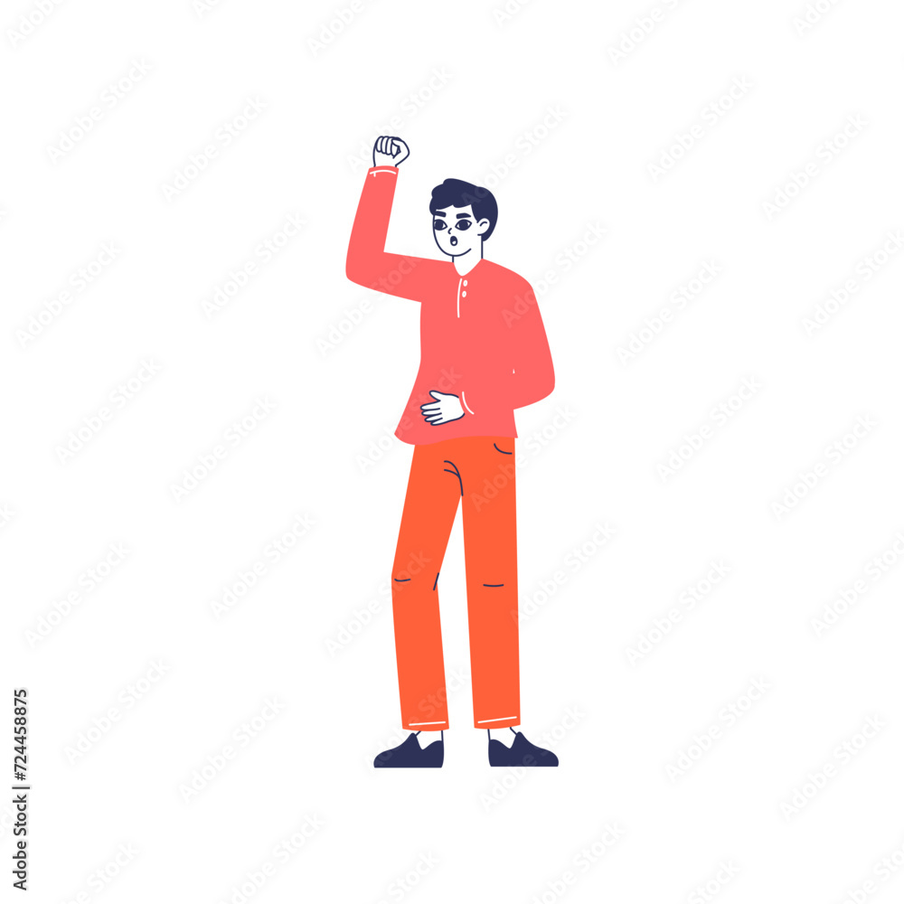 pose of person wearing orange clothes model pose of person wearing orange clothes model
