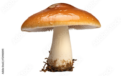 Savory Porcini Mushroom on Transparent Background