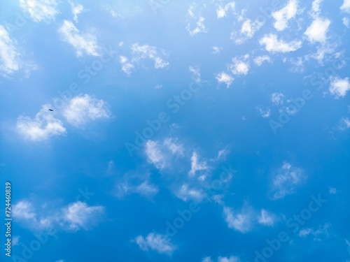 blue sky background, sky, blue, cloud, clouds, nature, day, white, heaven, weather
