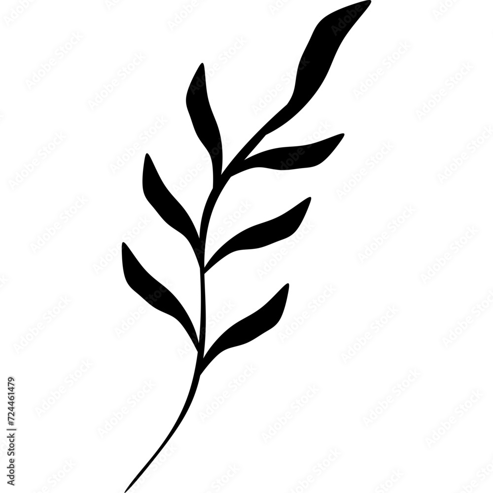 Hand Drawn Abstract Plant Hand Drawn Abstract Plant