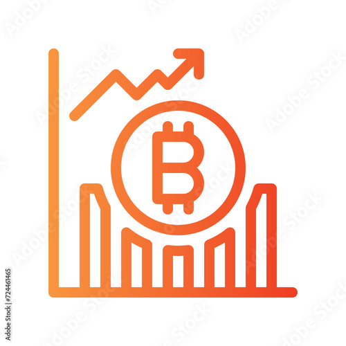 bitcoin gradient icon