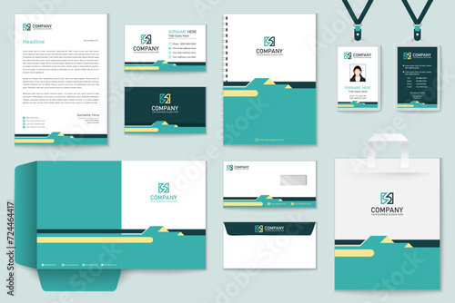Classic Corporate identity  Real Estate full stationery template design.