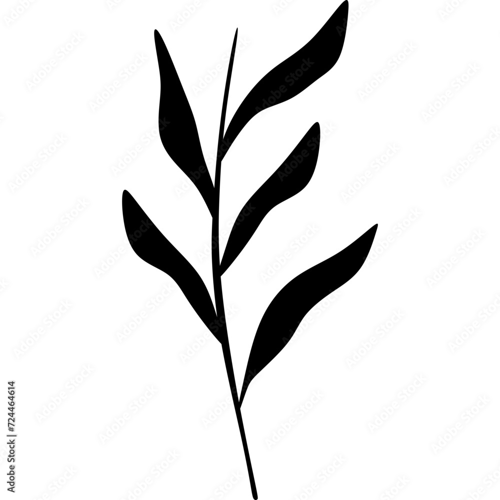 Hand Drawn Abstract Plant Hand Drawn Abstract Plant