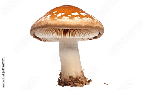 Shiitake Mushroom on Transparent Background
