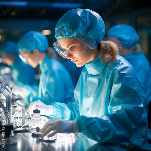 Doctor's clinic, medical care, health care. treatment and friendly staff. Advertising banner