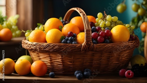 Corbeille de fruits frais