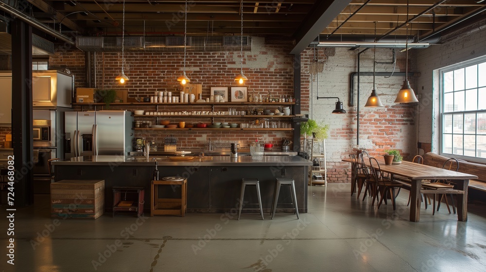 Beautiful view of Repurposed Industrial High Loft