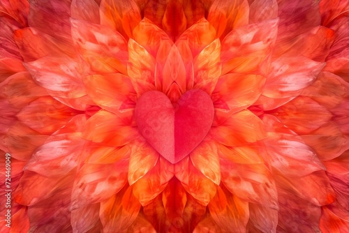 Vibrant Heartfilled Backdrop Radiating Love, Perfect For Expressive Valentines Greetings photo