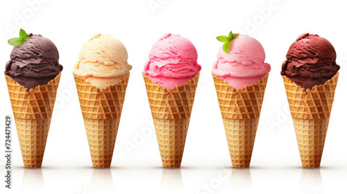 Assorted Ice Cream Cones