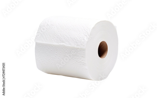 Soft Toilet Paper Rolls on Transparent Background