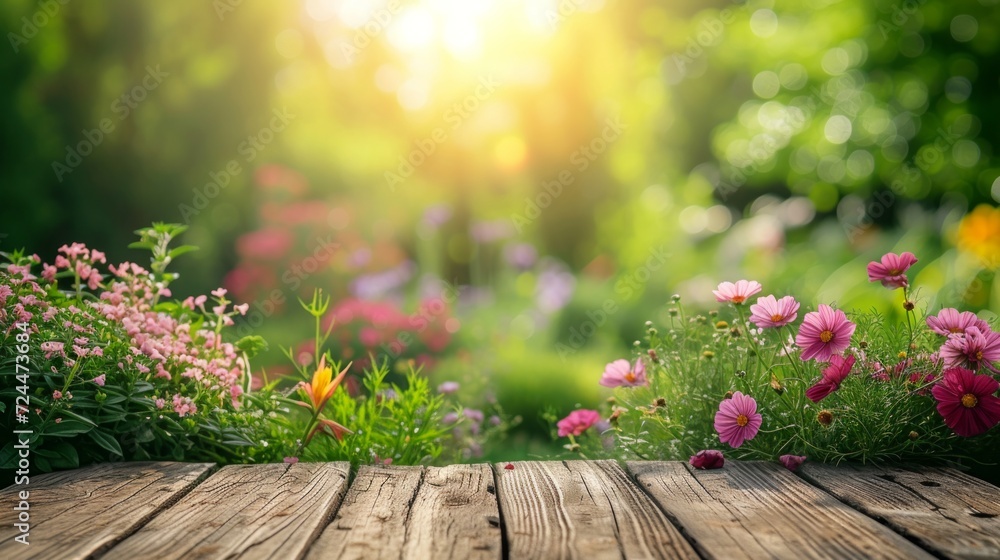 Beautiful background for garden spring party advertising Beautiful background for garden spring party advertising