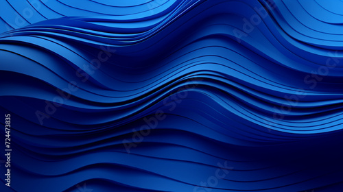 abstract blue wave background © Nasim