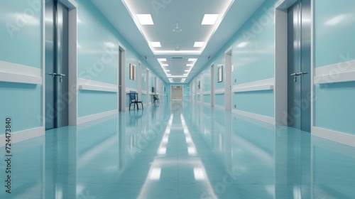 Beautiful background for hospital advertising