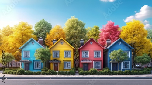Beautiful background for real estate advertising