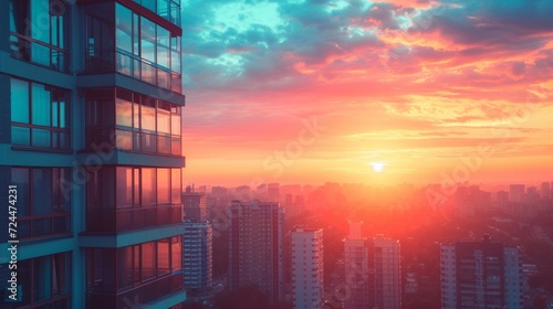 Beautiful background for real estate advertising