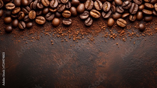 Beautiful background for coffee advertising