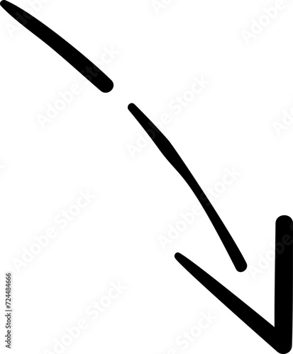 Arrow doodle vector