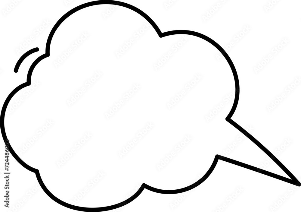Cute speech bubble element vector Cute speech bubble element vector