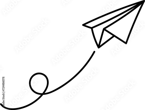 Cute rocket element vector