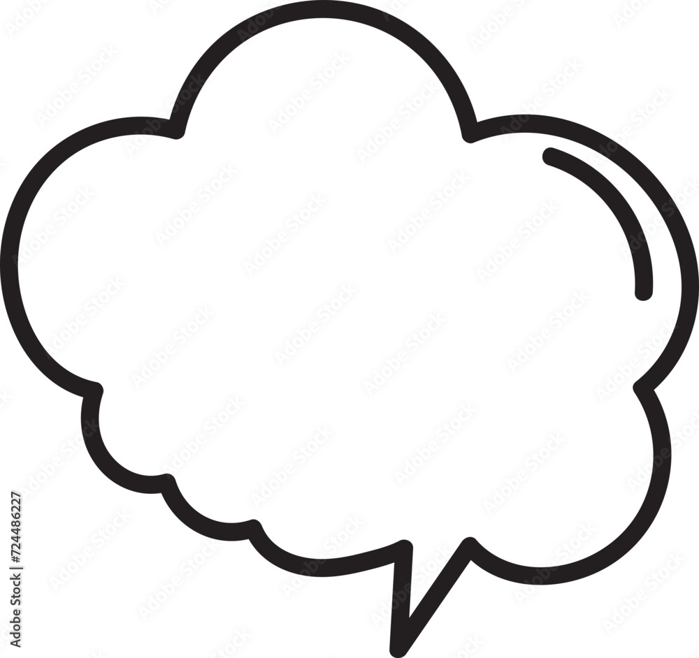 Cute speech bubble element vector Cute speech bubble element vector