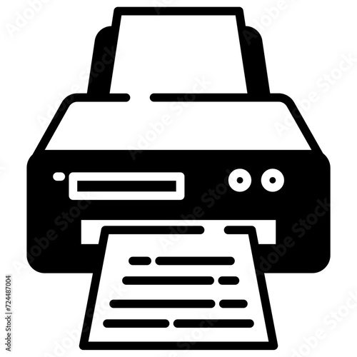 Clutch Disc glyph and line vector illustration