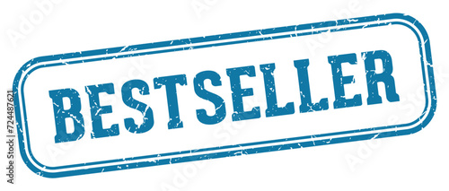 bestseller stamp. bestseller rectangular stamp on white background