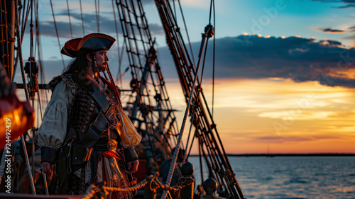 a pirate captain photo