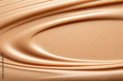 Liquid foundation texture as background, closeup of cosmetic makeup products 