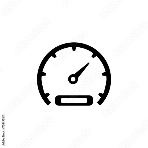 Car speedometer and dashboard