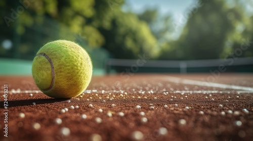 Beautiful background for tennis sport club advertising