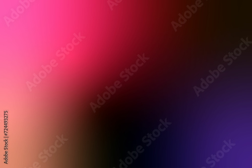 Background abstract simple bright with complex gradient pink purple orange brown colors for rectangular banner