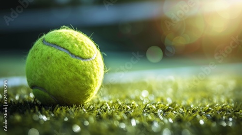 Beautiful background for tennis sport club advertising