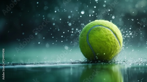 Beautiful background for tennis sport club advertising