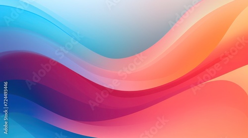 Vibrant and abstract background characterized by fluid shapes and a gradient of colors.