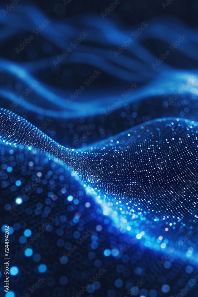 Abstract blue digital particles background Abstract blue digital particles background