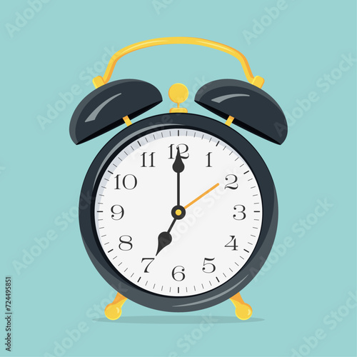 Alarm clock. Vector illustration