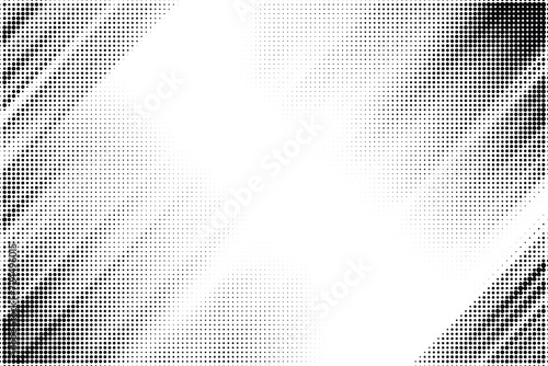 Halftone background vector, abstract backdrop design with two tone pattern and copy space for edit your content 