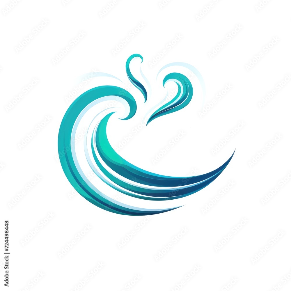 Abstract Artistic Splash with Blank Banner Abstract Artistic Splash with Blank Banner