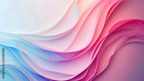 A colorful abstract background with a very smooth wallpaper powerpoint   smoke background with wavy lines   banner  space for text  wallpaper and background  Generative AI.