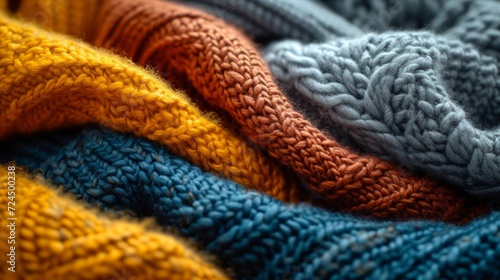 Beautiful background for wool sweaters advertising