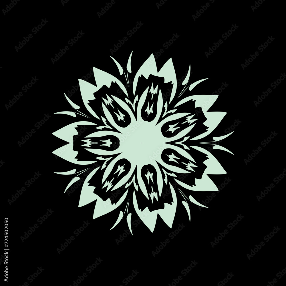 Abstract flower illustration Abstract flower illustration