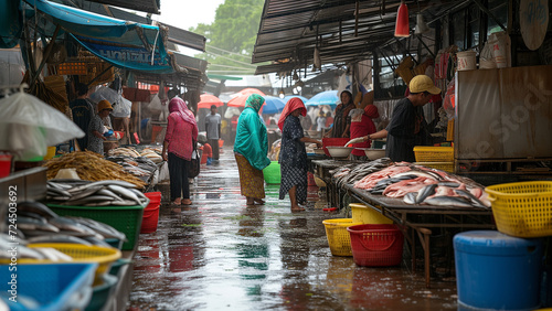 Bustling Waters: The Lively Southeast Asian Fish Markets