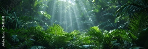 Beautiful photo of a tropical forest for a background photo