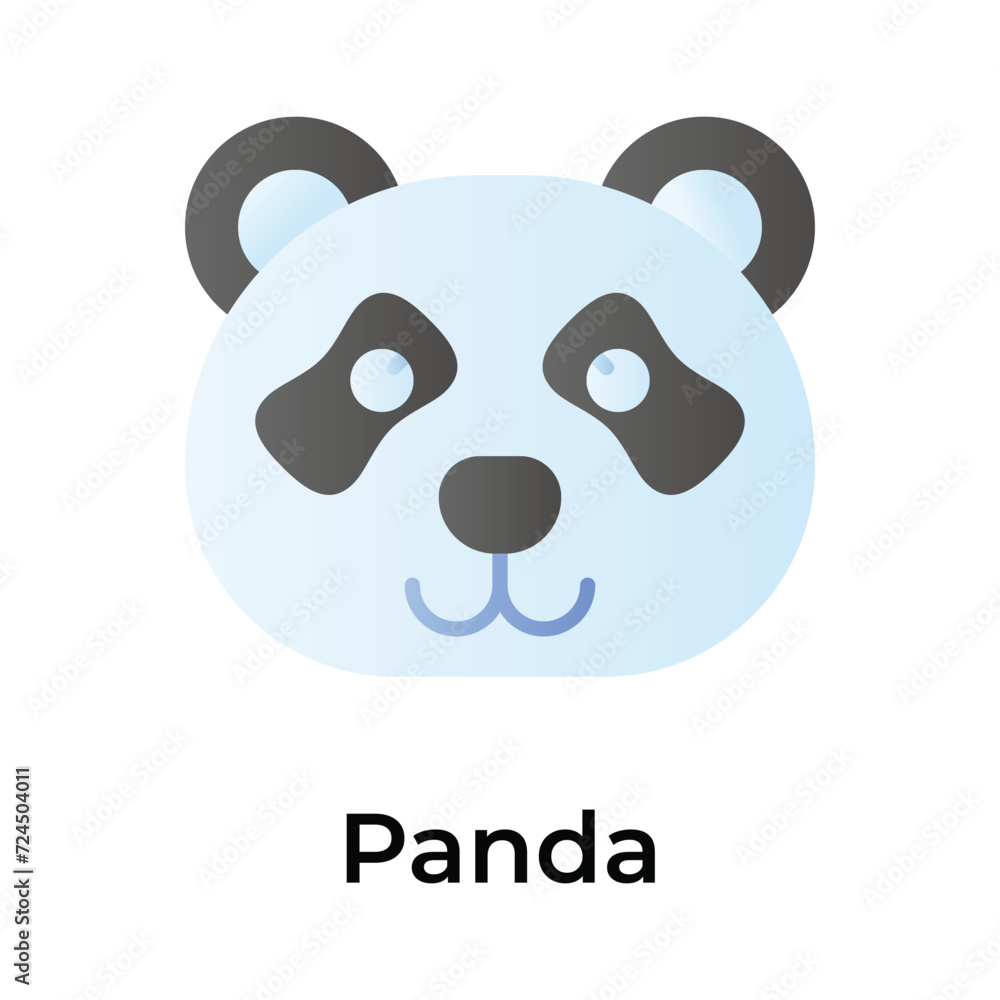 Get your hold on this visually appealing panda icon, ready to use vector Get your hold on this visually appealing panda icon, ready to use vector
