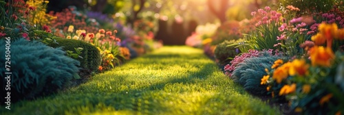 Beautiful photo of a Summer Garden for background